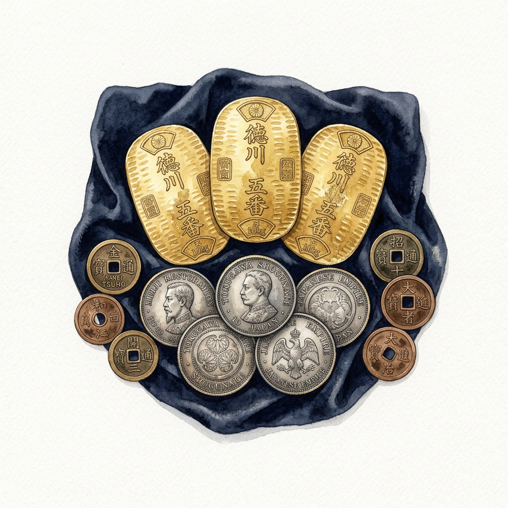 古銭・記念硬貨の買取イメージ